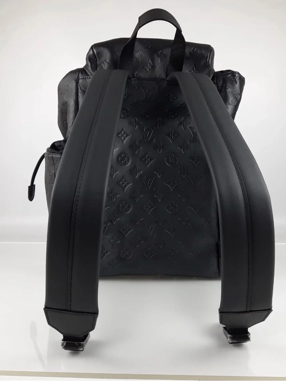 Louis Vuitton Black Embossed Monogram Backpack